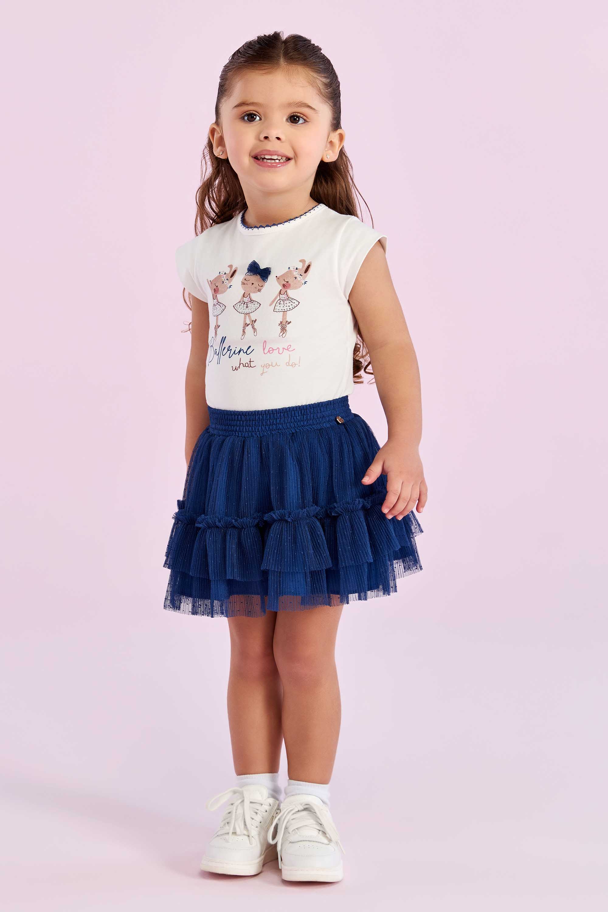 Conjunto Infantil Menina 2 Peças - Blusa Sem Mangas E Calça Paisley