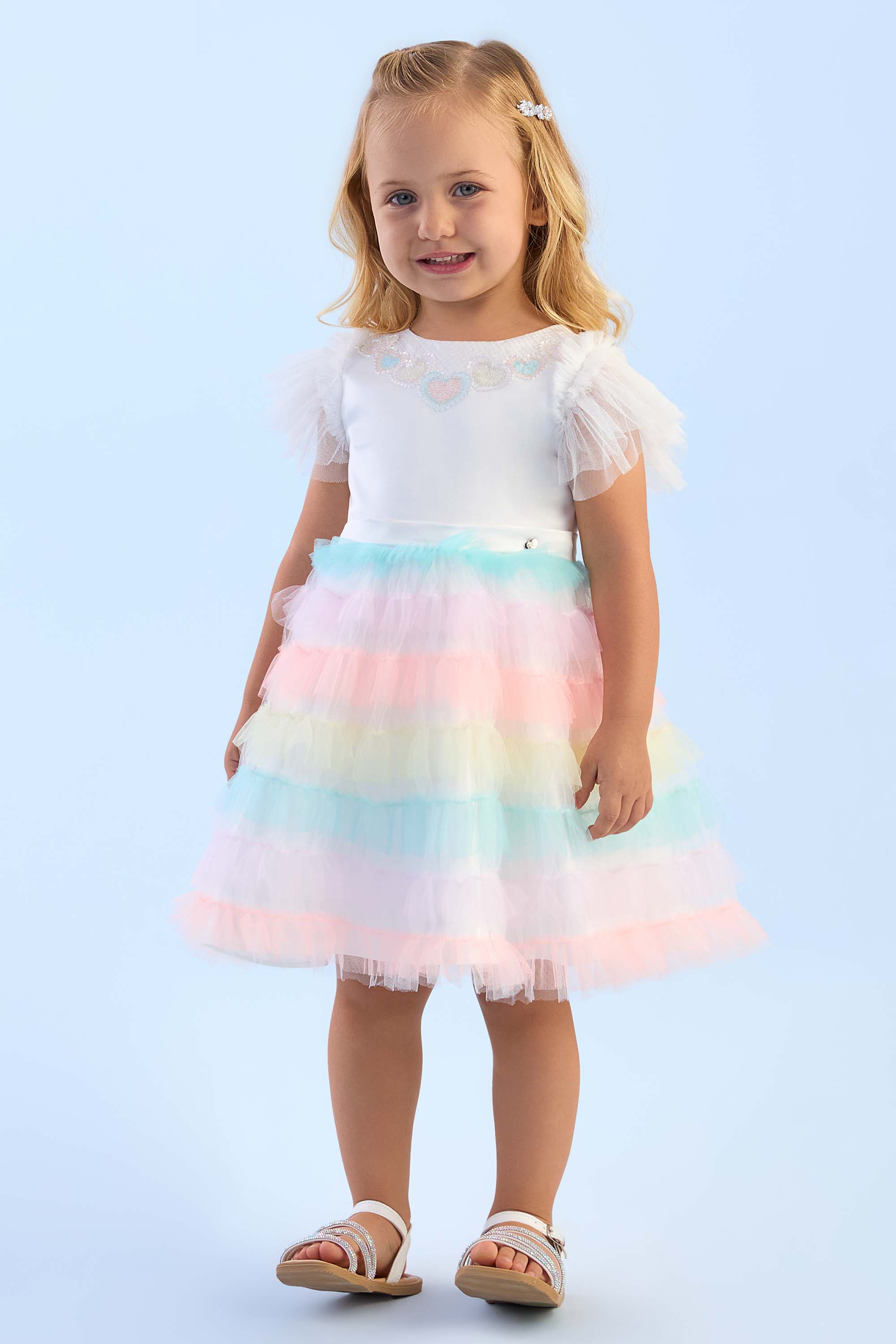 Tutu Saia Branca Infantil Vestido Saia De Tutu Branca De Neve