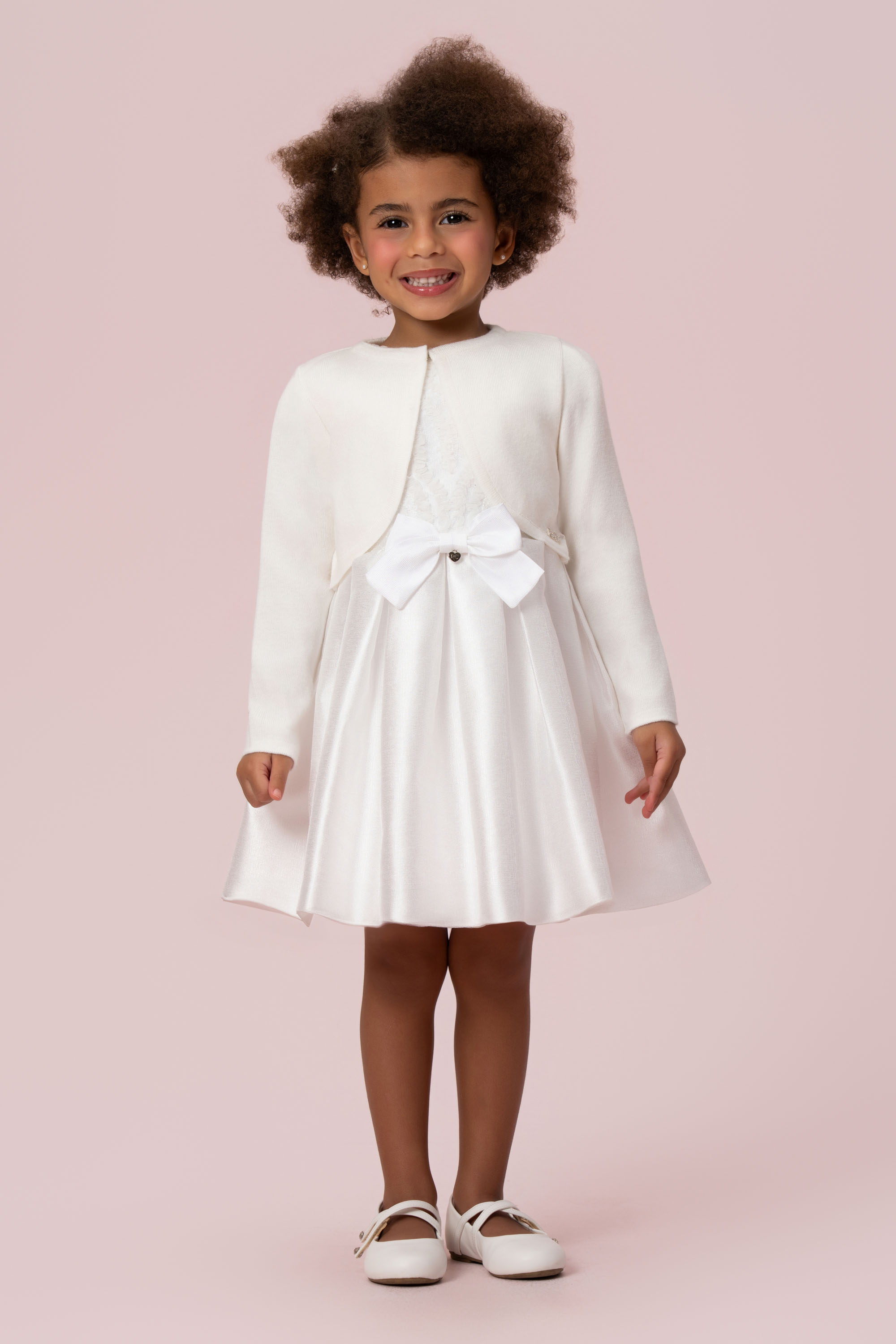 Bolero Infantil de Tricô Petit Cherie