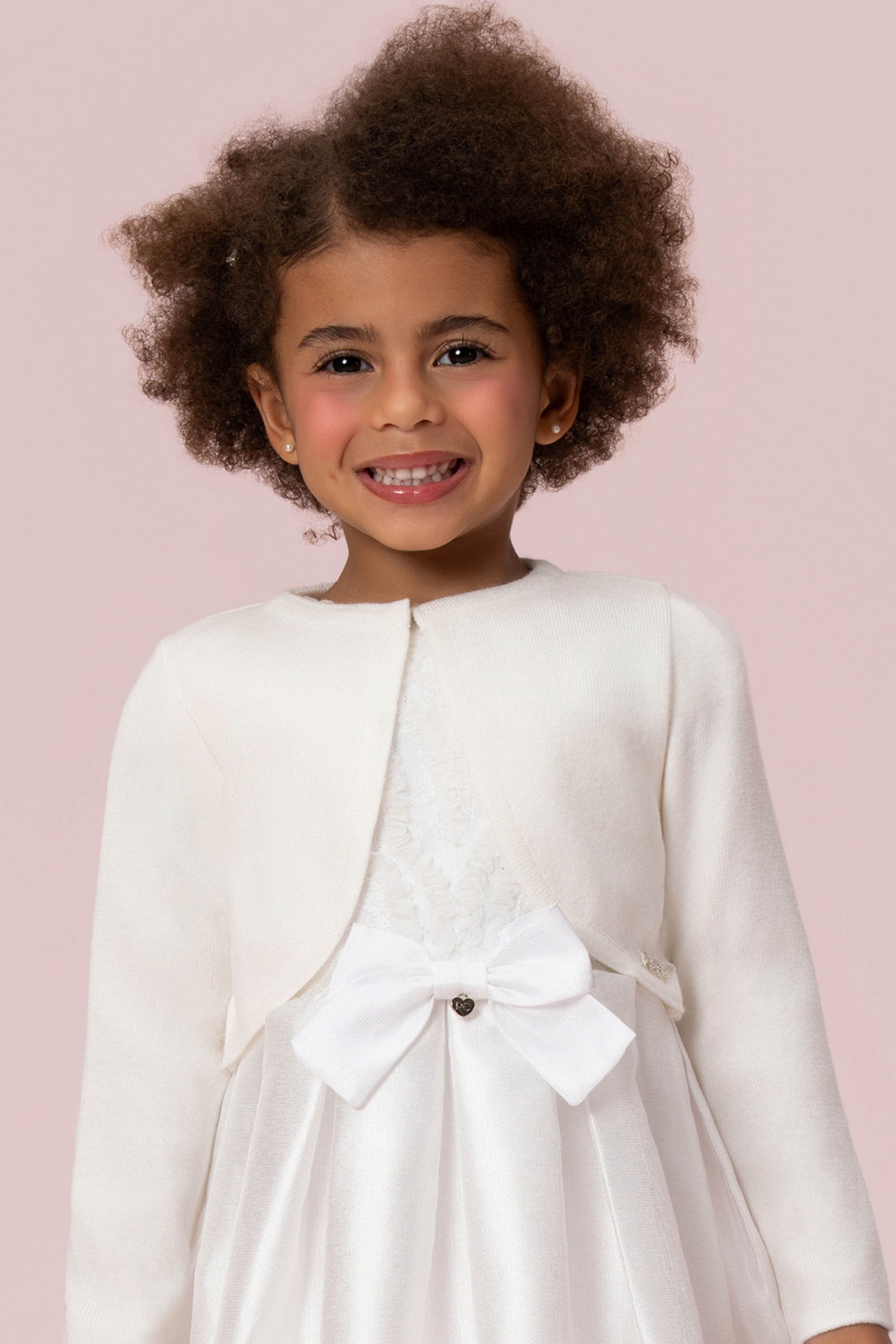 Bolero Infantil de Tricô Petit Cherie